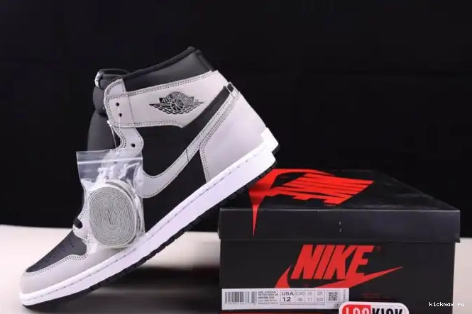 Cheap Kickmax Smoke Grey Air Jordan High White Black Retro Light 555088-035 1 0501